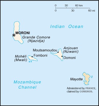 carte Mayotte